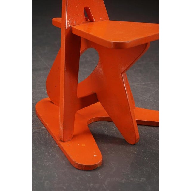 Architectural Side Chair, 1970s For Sale - Image 11 of 14