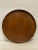 American George Washington Mahogany and Silverplated Round Tray For Sale - Image 3 of 4