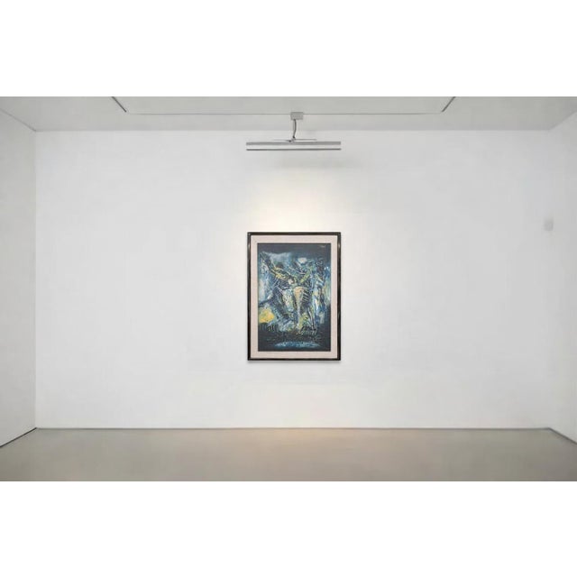 Fascinating original painting on canvas by master Giorgio Aprosi. The painting is an excellent example of Informal Art,...