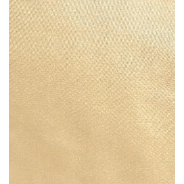 Traditional The House of Scalamandré Dynasty Taffeta Fabric, Parchment For Sale - Image 3 of 3