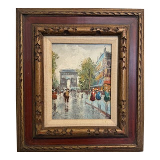 Late 20th Century Listed Italian Artist Antonio De Vity(1901-1993) Original Oil Painting on Canvas For Sale