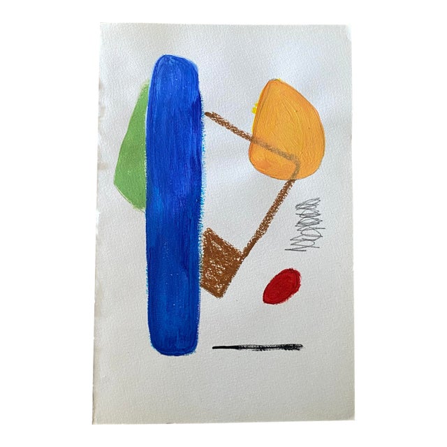 “Formas” No. 2 Original Mixed Media Paper Piece For Sale