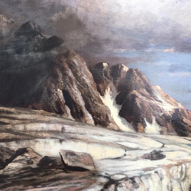 Winter Landescape, Dutch School, Oil on Canvas, Framed For Sale - Image 6 of 9