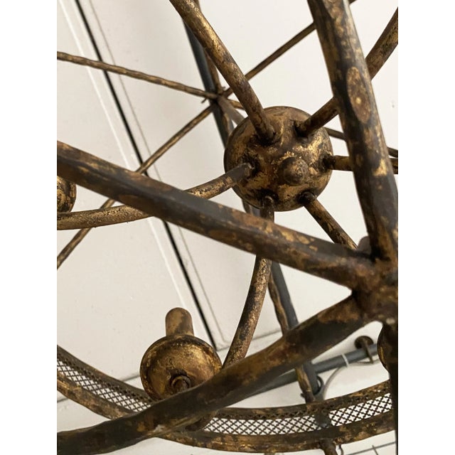 Not Yet Made - Made To Order Contemporary Gold-Leaf and Clay Sphere Chandelier For Sale - Image 5 of 10