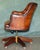 Vintage Tufted Leather Chesterfield Captain's Desk Chair For Sale - Image 16 of 18