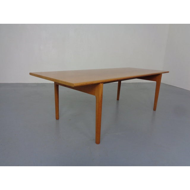 Andreas Tuck Teak Coffee Table by Hans J. Wegner for Andreas Tuck, Denmark, 1950s For Sale - Image 4 of 18