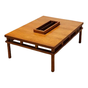 A Rare t.h. Robsjohn-Gibbings for Widdicomb Walnut Coffee Table