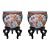 Late 20th Century Chinese Planters on Lacquered Stands - A Pair For Sale