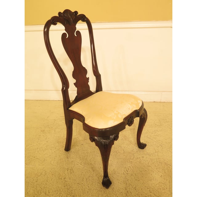 1990s Vintage Stickley Mahogany Colonial Williamsburg Dining Room