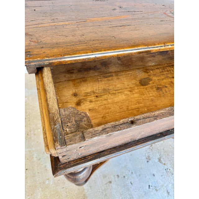 Late 19th Century 19th Century French Pine Kitchen Work Table For Sale - Image 5 of 12