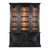 Large 19th Century English Ebonised Oak Glazed Bookcase, 1880s For Sale - Image 17 of 17