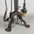 Metal Vintage Wrought Iron Fireplace Set Floor Lamp with Tools, 1940s For Sale - Image 7 of 10