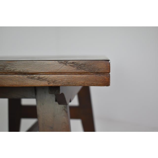 Mid-Century Wooden T151 Table by Rene Gabriel, 1946 For Sale - Image 10 of 11