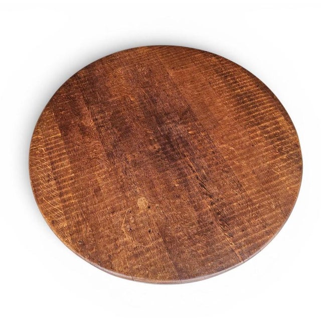 Vintage Brutalist Oak Coffee Table, 1960s For Sale - Image 12 of 18