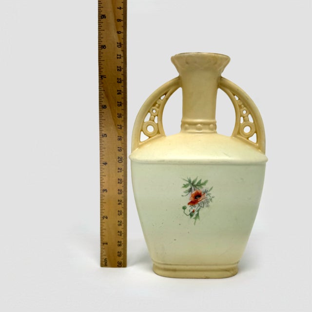 Stunning Early 20th Century Austrian Porcelain Vase Capture the elegance of the Art Nouveau period with this beautiful,...