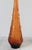 Mid 20th Century Vintage Italian Empoli Genie Bottle Amber Glass Decanter For Sale - Image 5 of 9