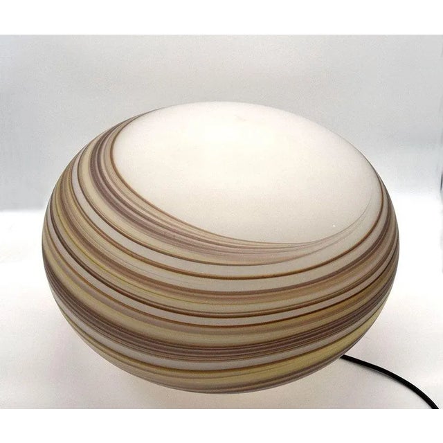 Glass Giove Lamp from VeArt, 1970s For Sale - Image 7 of 8
