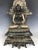 1970s Bronze Silver Gilt Tibetan Sitting Buddha For Sale - Image 4 of 11