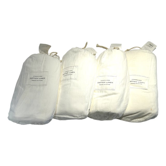 Restoration Hardware Linen / Cotton Twin Size Bedding Sets For Sale