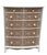 Hand-Painted Chest of 6 Drawers, 1950 For Sale