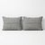 Black Turkish Rug Pillow Cover 16'' X 24'' - Set of Two For Sale - Image 4 of 4