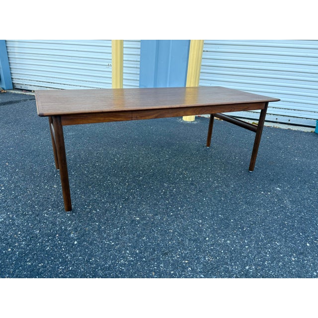Vintage Mid Century Modern Teak Coffee Table For Sale - Image 12 of 12