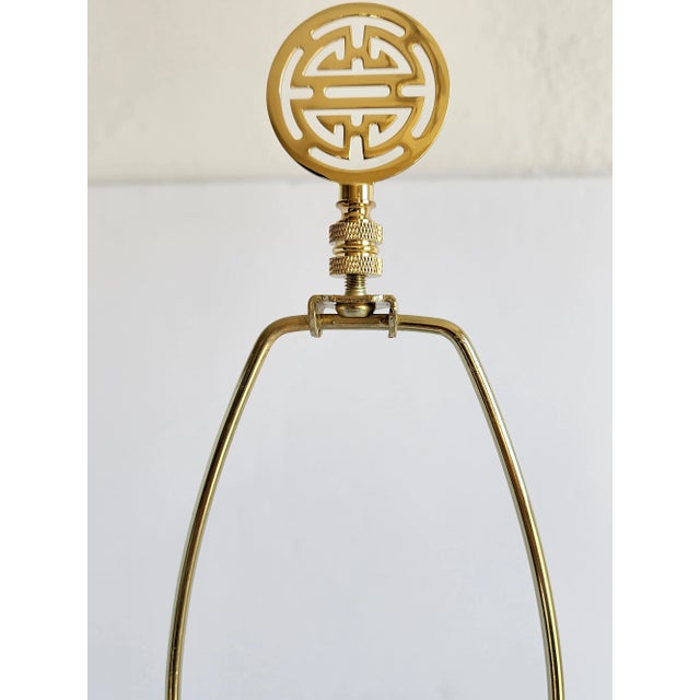 Antique 19th Century Chinese Celadon & Blue Table Lamp For Sale - Image 11 of 12