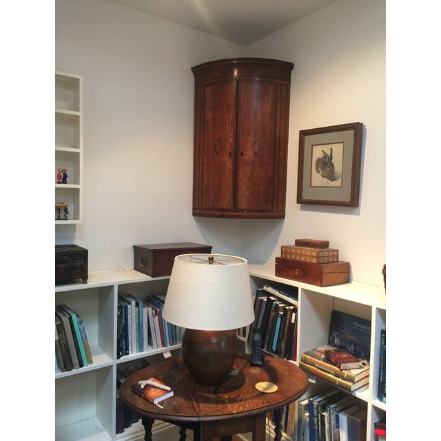 Antique Hanging Corner Cupboard C1760 For Sale - Image 10 of 16