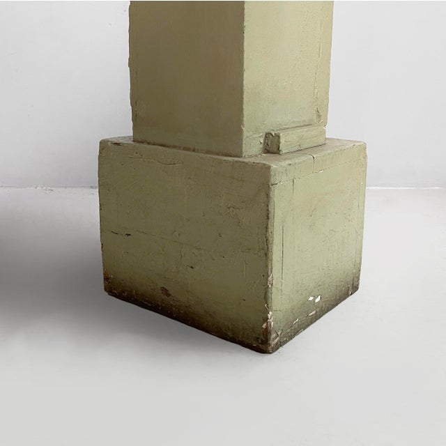Italian Artist, Modern Head Sculpture, 1980s, Wood and Terracotta For Sale - Image 16 of 18