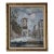 R. Pissarro European Canal Scene Oil on Canvas Painting - Framed For Sale