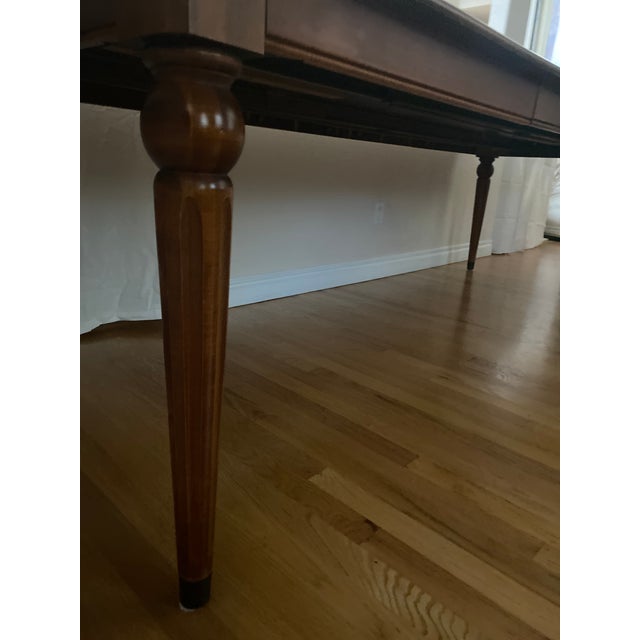 Late 20th Century Late 20th Century Ethan Allen Country Crossings "Farm House Style" Dining Table Excellent Condition For Sale - Image 5 of 9