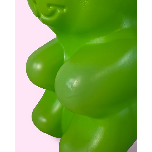 Large Pop Art Green Gummy Bear Lamp from Messow, Germany, 1980s For Sale - Image 10 of 11