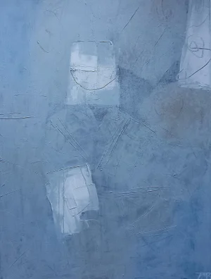 Blue Harmonic. Abstract Painting by Patricia McParlin