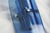 Mid-Century Modern Italian Faceted Blue Glass Veca Wall Sconces by Fontana Arte, 1980s, Set of 2 For Sale - Image 3 of 13