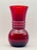 1930s 1930s Anchor Hocking “Royal Ruby” Glass Vase For Sale - Image 5 of 6