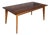 Mid-Century Walnut and Teak Plank Dining Table from Morris of Glasgow, 1960s For Sale