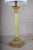 Green Onyx Corinthian Column Table Lamp with Pleated Shade, 1930s For Sale - Image 11 of 17
