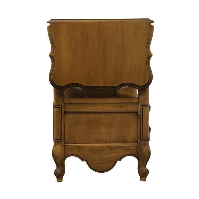 Metz Furniture Solid Hard Rock Maple Country French Style 62" Drop Leaf Server Buffet For Sale - Image 13 of 13