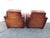 Pair of Art Deco Style French Leather Club Chairs For Sale In San Francisco - Image 6 of 15