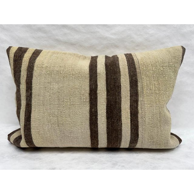 Turkish Hemp Pillow Cushion Natural Beige Brown Pillow Cushion Cover 16" x 24" #30273 Enhance your home decor with our...
