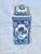 Beautiful vintage lidded container. Blue and white design. Its original purpose was a tea caddy, but now used for...