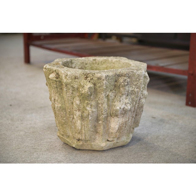 1950s Reconstituted Stone Planter, 1950s For Sale - Image 5 of 10