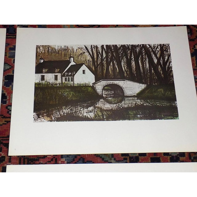 Mid-Century Modern Vintage Signed/Dated Mid 20th Century Modern Bernard Buffet Large Folio Lithographs - Set of 5 For Sale - Image 3 of 10