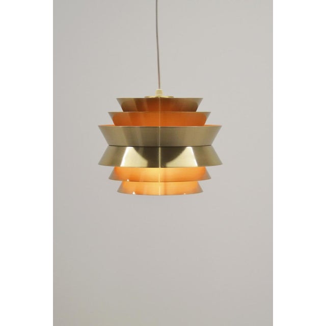 1960s Swedish Trava Pendant Lamp by Carl Thore for Granhaga, 1960s For Sale - Image 5 of 10