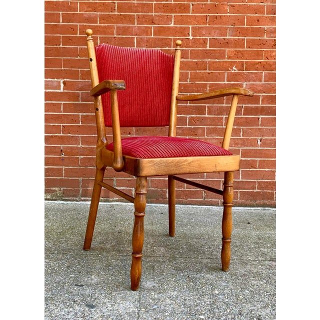 This set of six Danish Dining Armchairs from the 1930s has the original springs and upholstery. A perfect set for any...