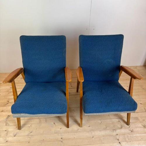 Vintage Danish Armchairs, 1960s, Set of 2 For Sale - Image 3 of 5