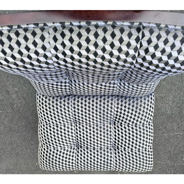 Duralee Fine Furniture Curved Chair For Sale - Image 4 of 6