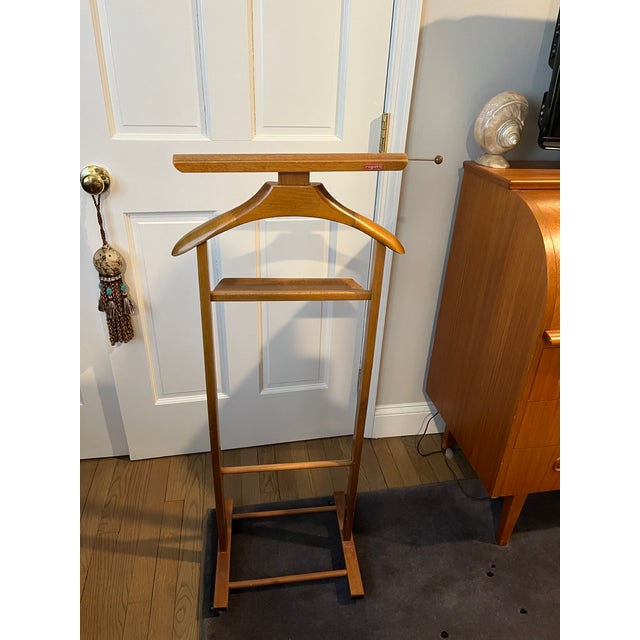 Wood 1960s Midcentury Modern Reguitti Valet Stand - Made in Italy For Sale - Image 7 of 11
