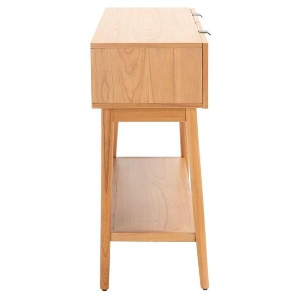 Reimagining Mid-Century Chic With A Contemporary-Coastal Update, This Beautiful Console Emanates Relaxed Seaside Ambiance....