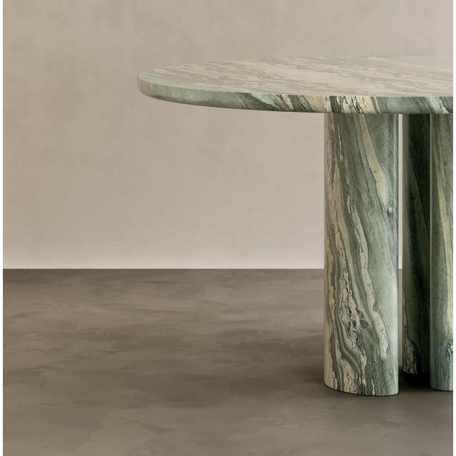 Roman Dining Table II in Cippolino Marble by Paloma Editions For Sale - Image 6 of 7